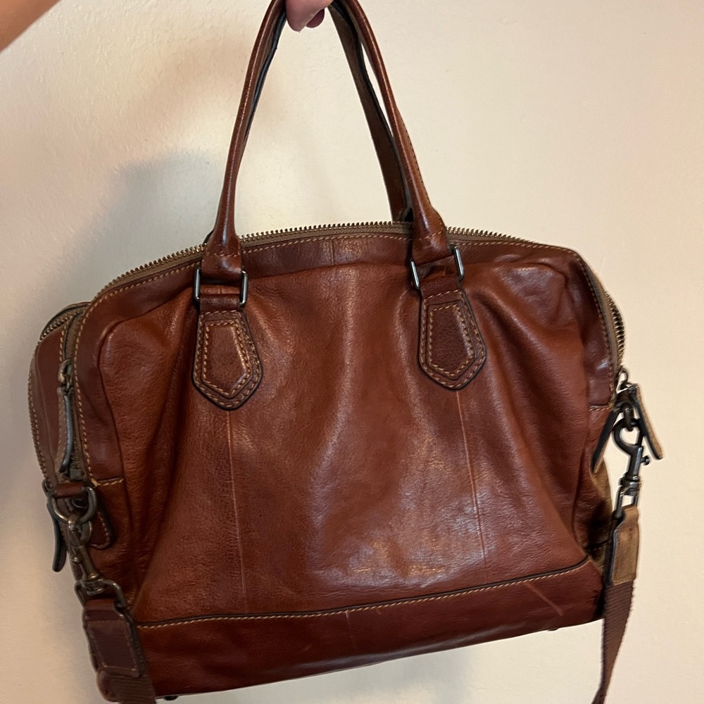 Cole Haan Mens Leather Laptop Bag